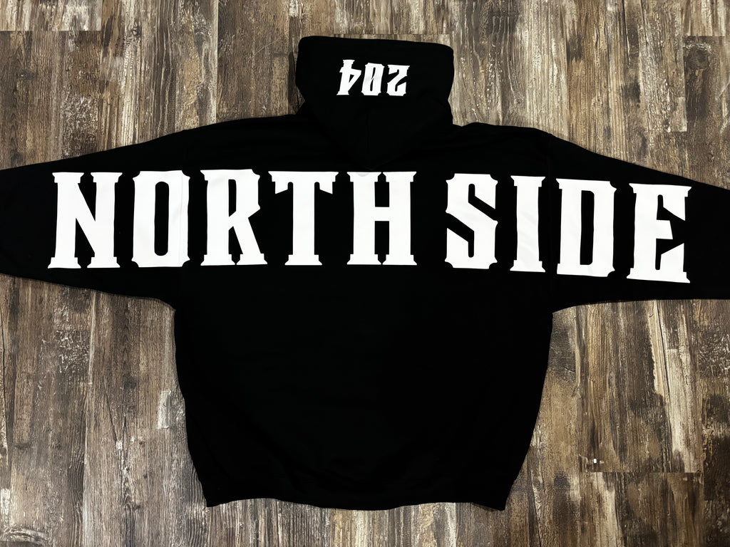 NORTH SIDE hoodie - white font