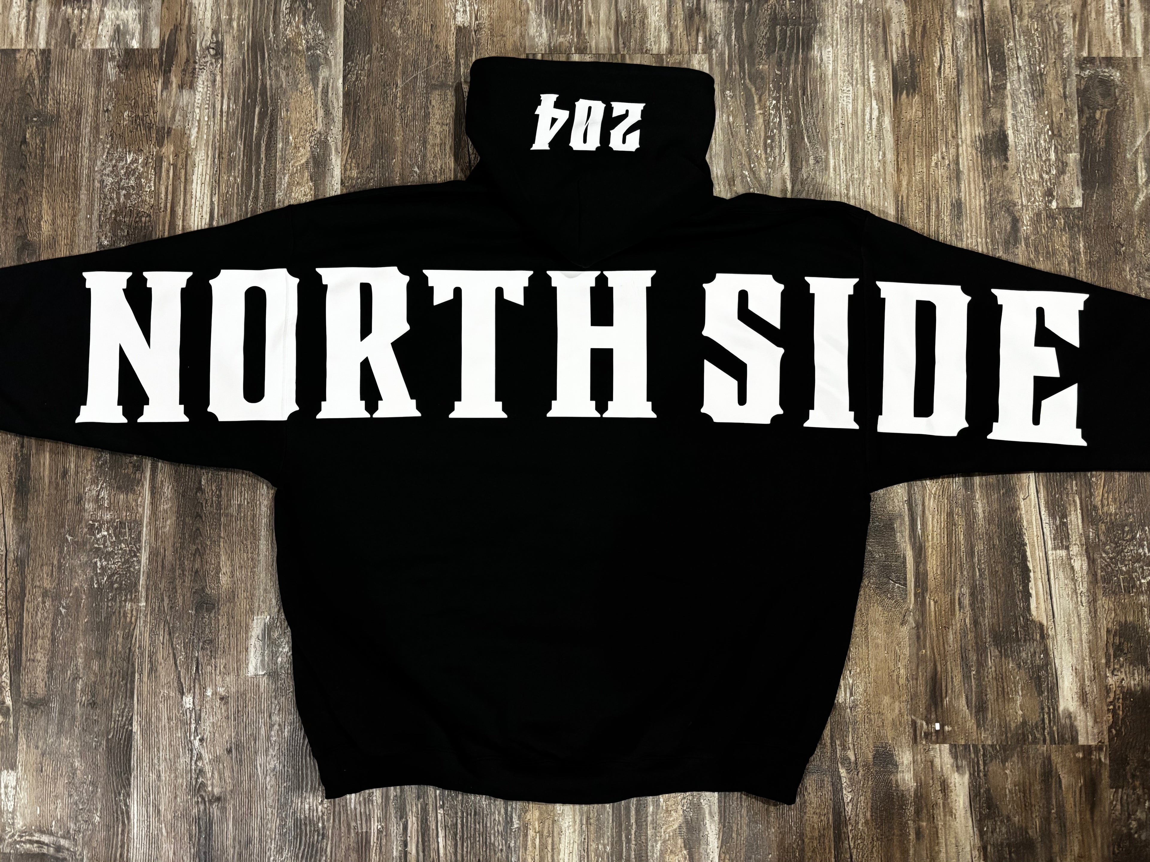 NORTH SIDE hoodie - white font