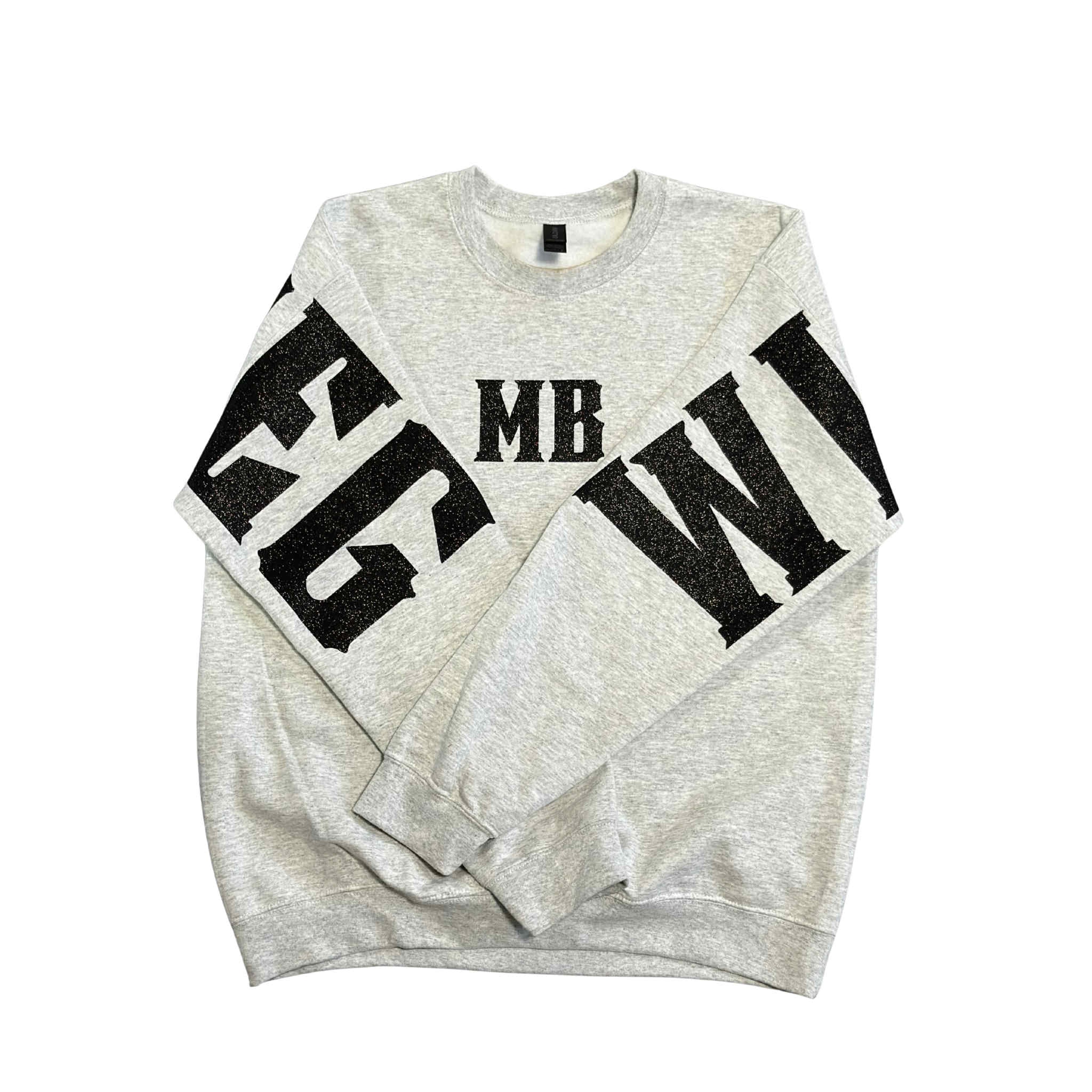 WINNIPEG crewneck - black sparkle