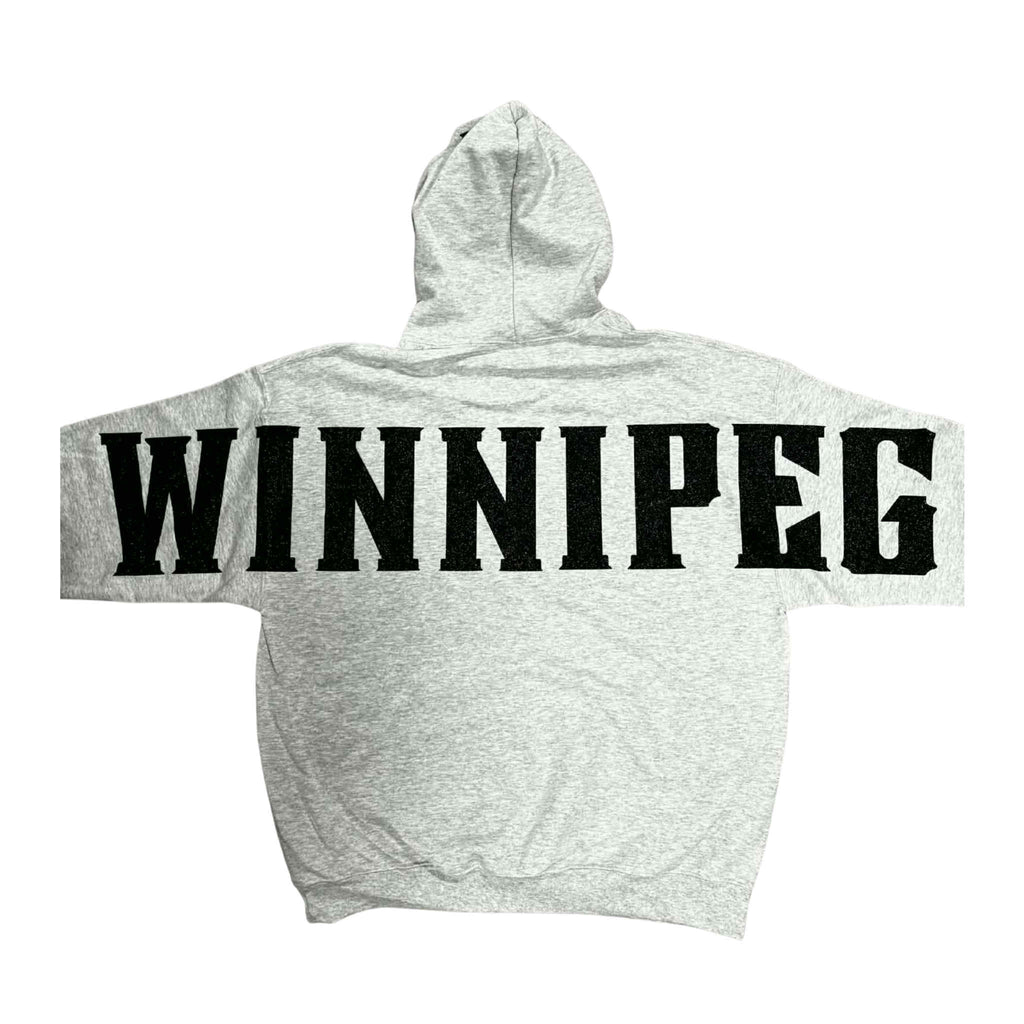 WINNIPEG hoodie - Black sparkle