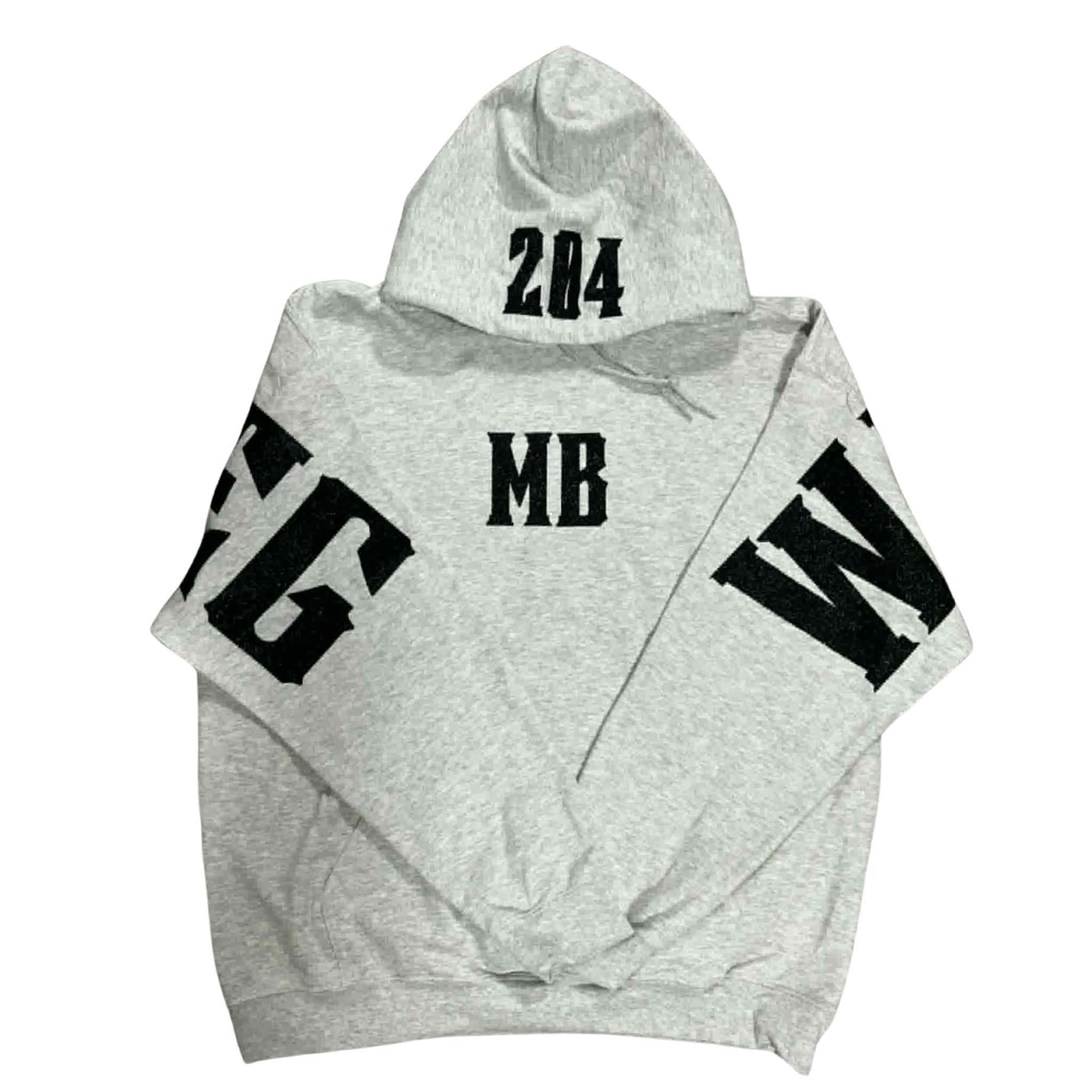 WINNIPEG hoodie - Black sparkle