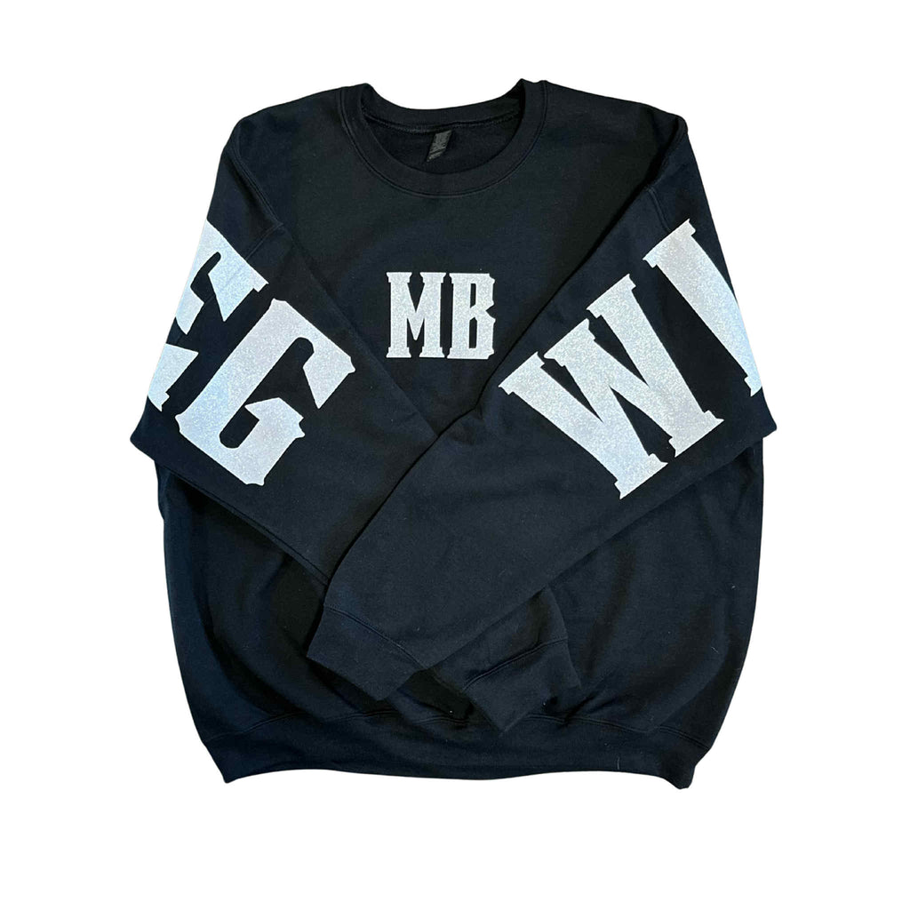 WINNIPEG crewneck - white sparkle