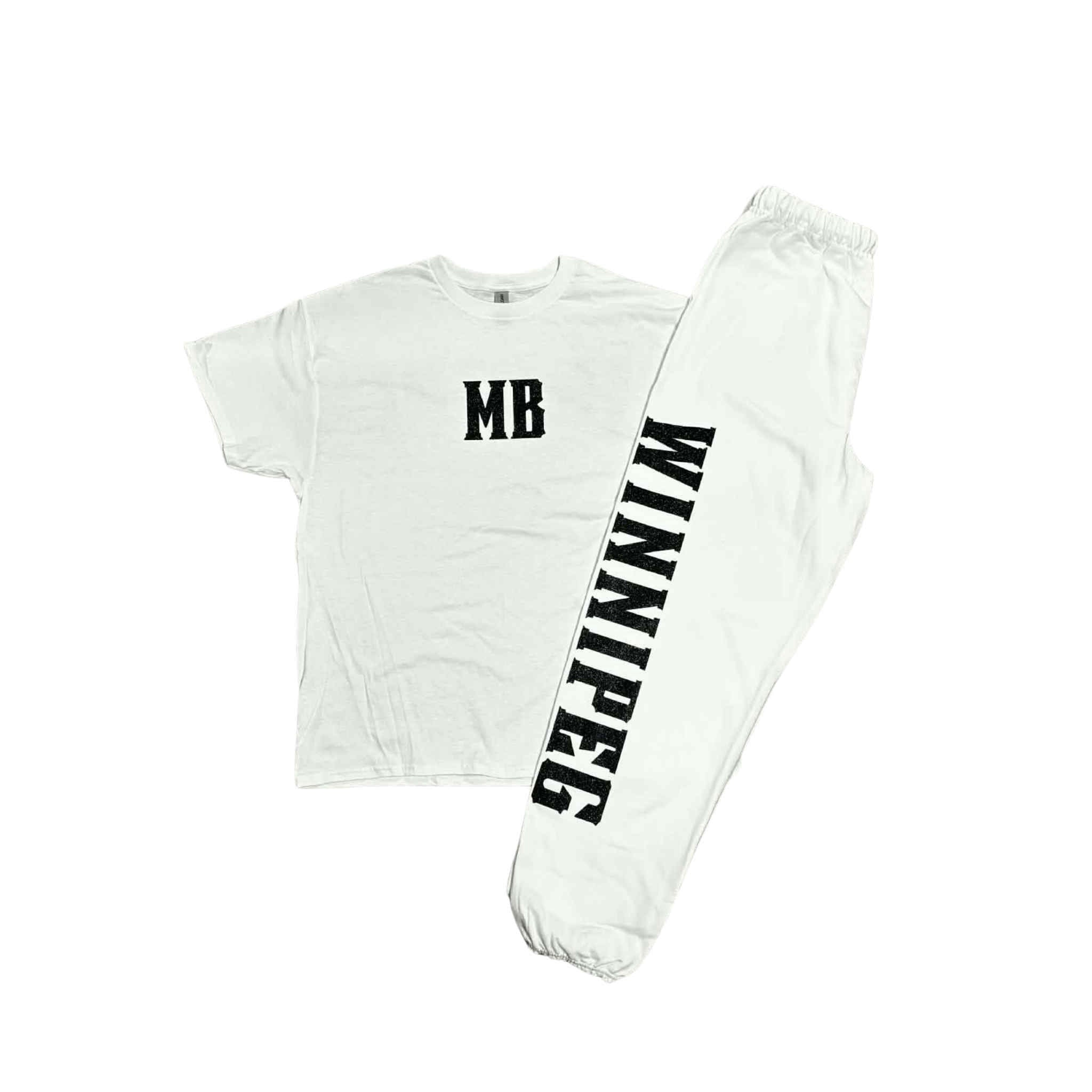 WINNIPEG sweats - black sparkle