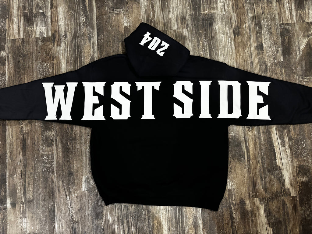 WEST SIDE hoodie - white font