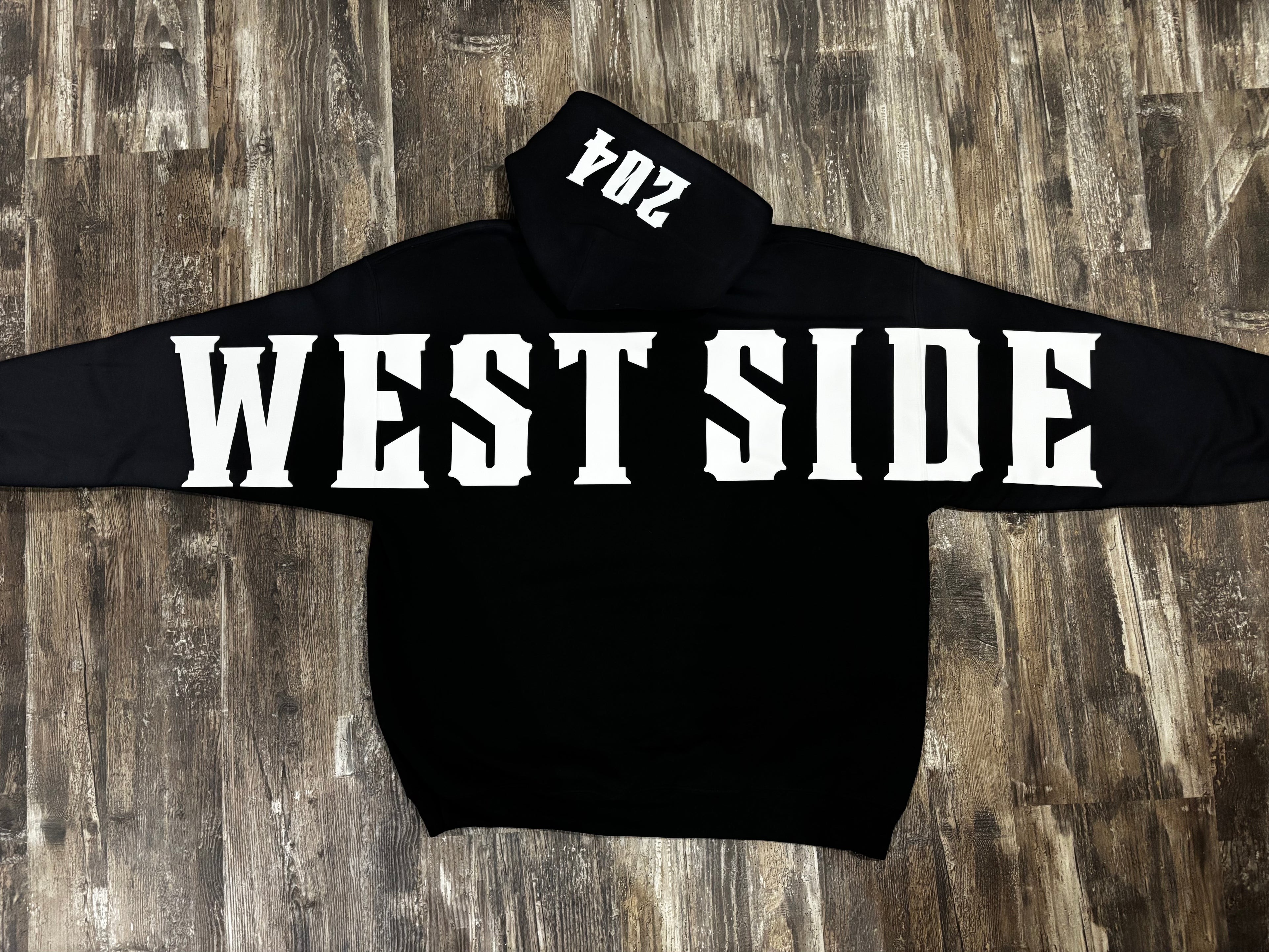 WEST SIDE hoodie - white font