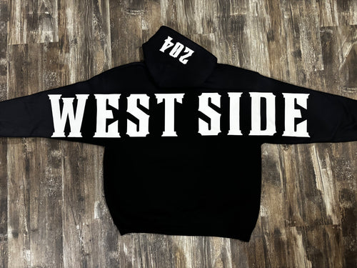 WEST SIDE hoodie - white font